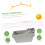 Light Grey Set of 4 Rectangular Window Flower Boxes with Drainage Trays for Balcony and Patio 4