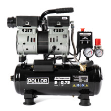 9L Silent Air Compressor Low Noise 4.0 CFM Oil Free 9 Litre 115psi