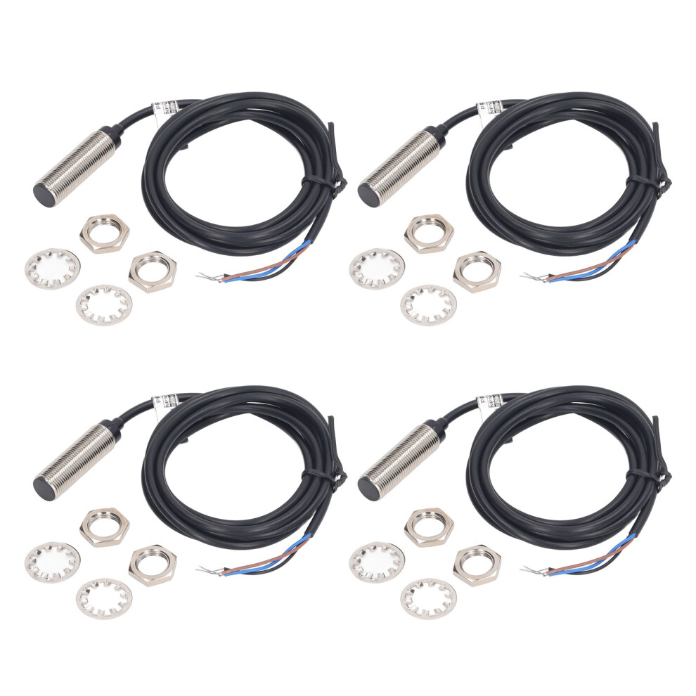 Inductive Proximity Switch 12mm NPN 4-Pack