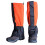 Waterproof Hiking Gaiters for Boots with Durable Nylon Construction and Adjustable Secure Fit Orange 1
