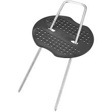 U Shaped Garden Stakes 150mm Metal Landscape Fabric Staples with Gasket, Rust‑Resistant Heavy Duty Ground Anchors 20pcs
