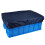 Waterproof Storage Container Cover 210D Polyester Dustproof UV Resistant Bin Protector Dark Green 55x42x10cm 1