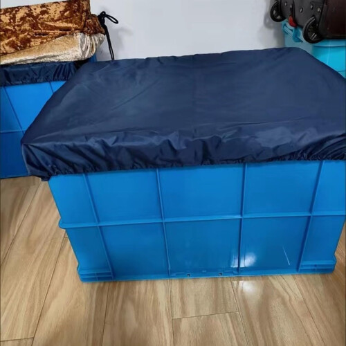 Waterproof Storage Container Cover 210D Polyester Dustproof UV Resistant Bin Protector Dark Green 55x42x10cm 2