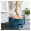 Portable Folding Stool Black Foldable Compact ABS Plastic Stool for Camping Travel Home and Office 3