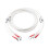 Flexible 1.5mm Thick Speaker Wire With-1m Y plug to Y plug 1