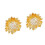 Attache d'oreille antidérapante en forme de fleur d'étoile-Or 1