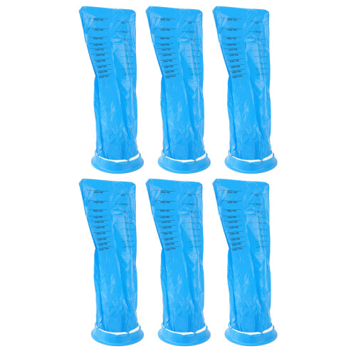 30Pcs Disposable Vomit Bags PE Large Capacity Blue