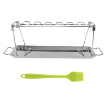 Foldable Stainless Steel Grill, Portable BBQ Rack for Outdoor Cooking, Camping and Picnic