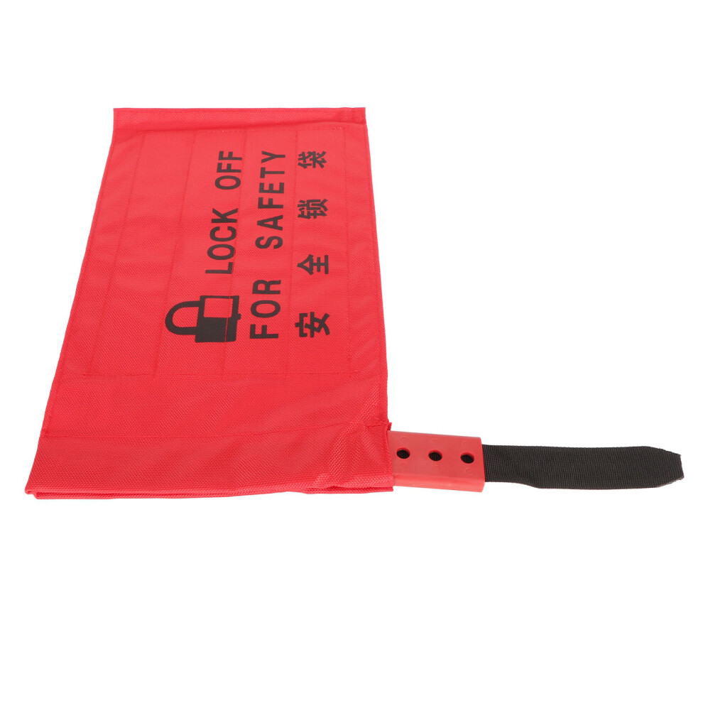 Red/Black Polyester Energy Isolation Lockout Plug 4221393655455