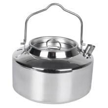Stainless Steel Camping Kettle with Ergonomic Lockable Handle for Hiking Travel and Picnic