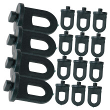 100pcs Adjustable Greenhouse Clips for Plant Support Trellis and Hanging Pots Durable Plastic