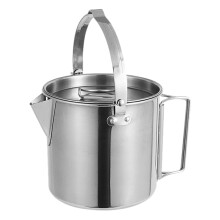 Stainless Steel Camping Kettle 1.2L – Fast Heating Portable Tea and Coffee Pot for Hiking and Travel