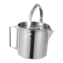 Camping Kettle Stainless Steel Teapot with Fast Heating Design for Hiking Backpacking Campfire Cooking