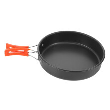 Aluminum Alloy Camping Frying Pan Nonstick Lightweight Foldable Cookware for Outdoor Cooking