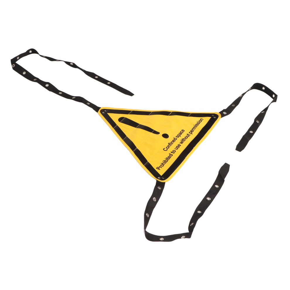 Warning Sign Lockset - Polyester Yellow/Black 9421393655508