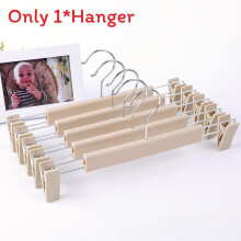(Khaki)Heavyduty Plastic Hangers With Wide Shoulder For Shirts And Pants In Settings Home