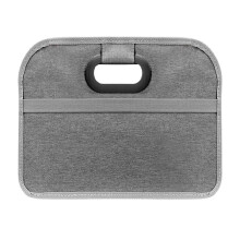 (Dark Grey) Car Trunk Organiser Box Waterproof Foldable for Most Cars