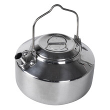 Stainless Steel Camping Kettle with Fast Boiling Performance, Lightweight Outdoor Cooking Pot