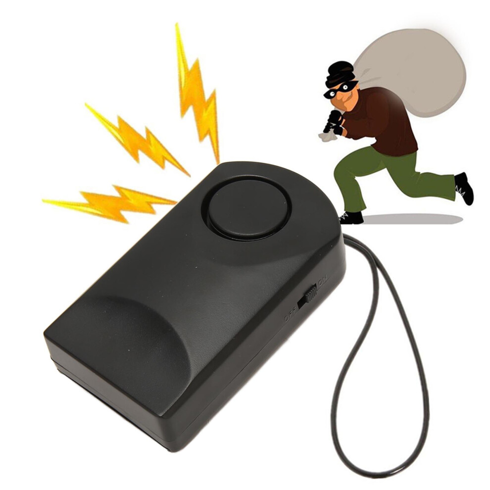Wireless Vibration 120 Db Abs Door Window Alarm 7631393655831