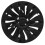4Pcs Glossy Black Hub Cover 19-Inch for Model Y 13