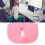 Memory Foam Orthopedic Seat Cushion Pink 30x40x7cm 14