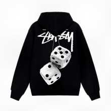(2XL, Style 01) Cotton Dice Hoodie, Unisex Hooded Sweatshirt, Stylish Top for Men and Women