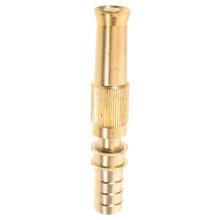 Solid Brass Adjustable Garden Hose Nozzle with Instant Pressure Control, Heavy Duty Twist Spray Head