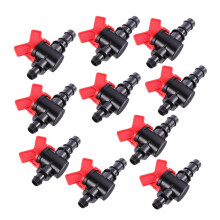 16PE Garden Irrigation Valve Fittings for Drip Systems, Precise Flow Control and Easy Inline Installation