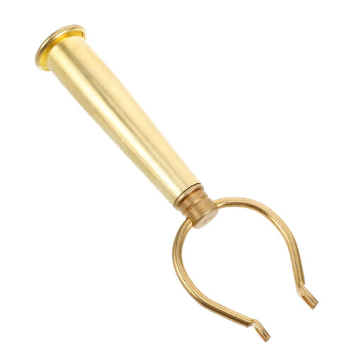 Copper Picture Hanging Hook with Classic Finish, Extendable Clothes Pole Hanger for Secure Support