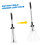 Adjustable Metal Leaf Rake with Telescopic Handle for Lawns, Ergonomic Grip, Durable Head 4