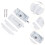 Window Sash Lock 2 Sets Durable Alloy Crescent Style Sliding Window Latch for Vinyl Sash Enhanced Security 3