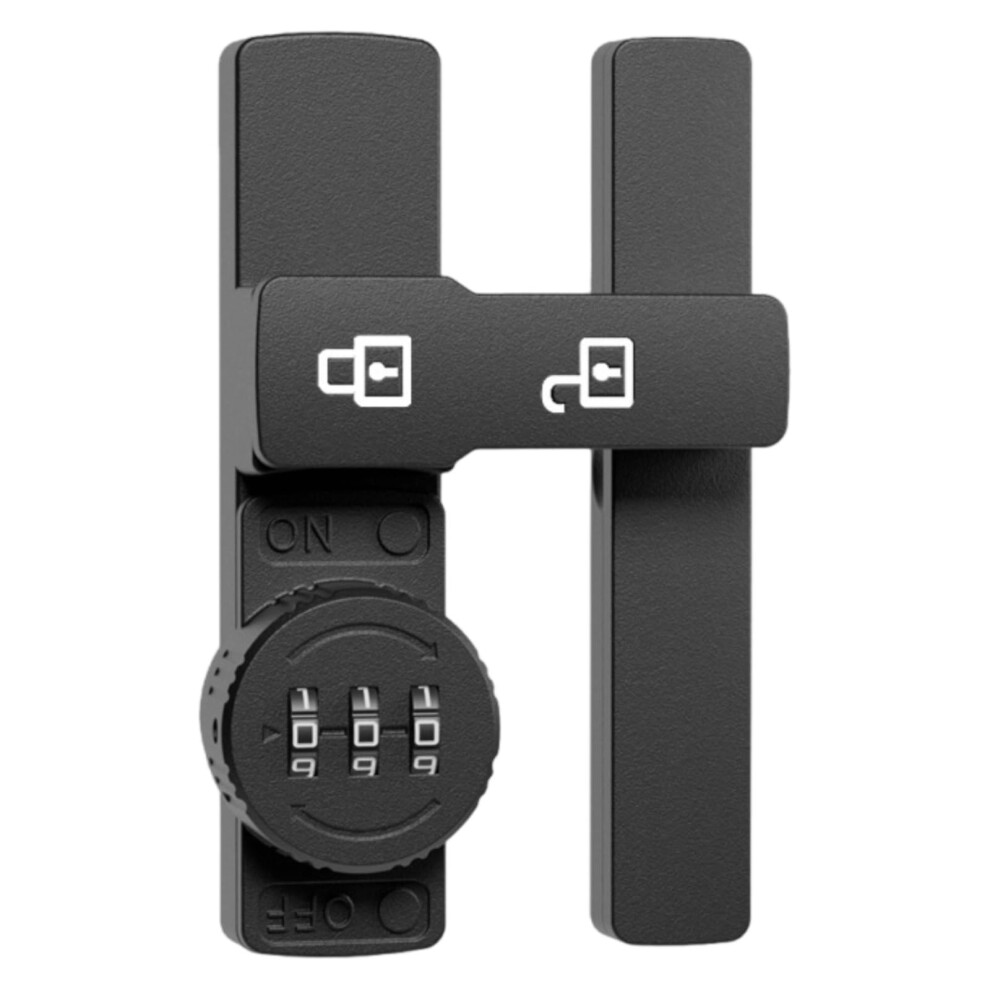 Code Lock Barn Door Latch Keyless Sliding Zinc Alloy Security Lock For Bedroom And Shed 9330225343288