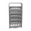 Gray 5-Tier Book Rack, 70.6x37x10 cm, Capacity 3