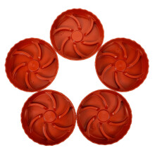 10pcs Square Plant Saucer Trays for Indoor and Outdoor Plants, Durable Drainage Base