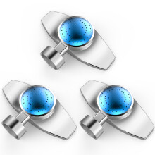 3Pack 360 Metal Garden Sprinkler, RustResistant Lawn Sprinkler with WideArea Coverage, Blue