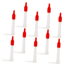 10Pcs Replaceable Caulk Nozzle Tips with LeakProof Caps, Durable Sealant Applicator for DIY Home