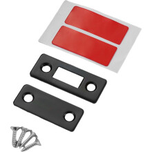 Magnetic Door Catch Set 4 Pack, Strong Cabinet Door Magnet Latch with Screws, Slim Low‑Profile Design for Furniture and Cupboards