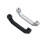 Aluminum Drawer Pull Handle 100mm Black UShaped Cabinet Handle Modern Minimalist Durable Design 3