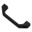 Aluminum Drawer Pull Handle 100mm Black UShaped Cabinet Handle Modern Minimalist Durable Design 5