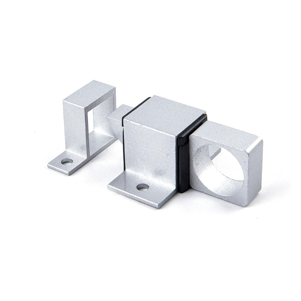 Door Latch Lock Silver Aluminum Alloy Automatic Spring Bolt For Windows And Doors, Adjustable And CorrosionâResistant 9073542012085