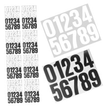 20 Sheets Mailbox Number Stickers Self Adhesive Waterproof Address Decals for Outdoor Use