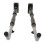 Foldable Aluminum Surfboard Rack with EVA Padding, Telescopic Adjustable Wall Mount for Garage Storage 3