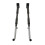 Foldable Aluminum Surfboard Rack with EVA Padding, Telescopic Adjustable Wall Mount for Garage Storage 4