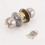 Stainless Steel Door Handle Lock Set with Privacy Lock Function for Bedroom and Bathroom, Includes Keys 3