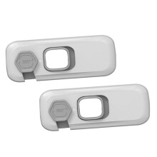 2pcs Baby Safety Cabinet Locks Child Proof Drawer Locks Easy Tool Installation for Cabinets and Doors
