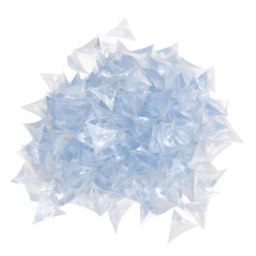 200pcs Clear Inside Corner Dust Guards Triangular