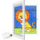 (White 1pcs) A4 Kids Art Frame Front Opening Changeable Kids Artwork Frames For Kids Drawings Storage Frames 1