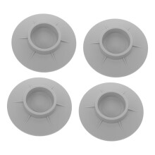 4pcs Anti Vibration Washing Machine Pads, Noise Reduction Shock Absorbing Feet for Washer and Dryer, Floor Protection Grey