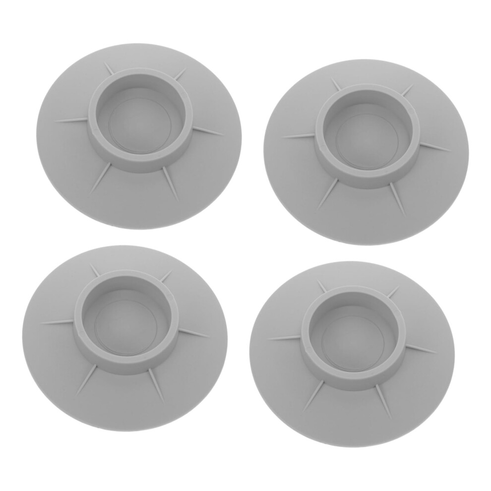 4Pcs Anti Vibration Washing Machine Pads, Noise Reduction Shock Absorbing Feet For Washer And Dryer, Floor Protection Grey 9330225344025