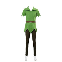 (130, boy) Peter Pan Cosplay Costume for Men Women Kids Halloween Party Cosplay Outfit Hot Movie Character Costume